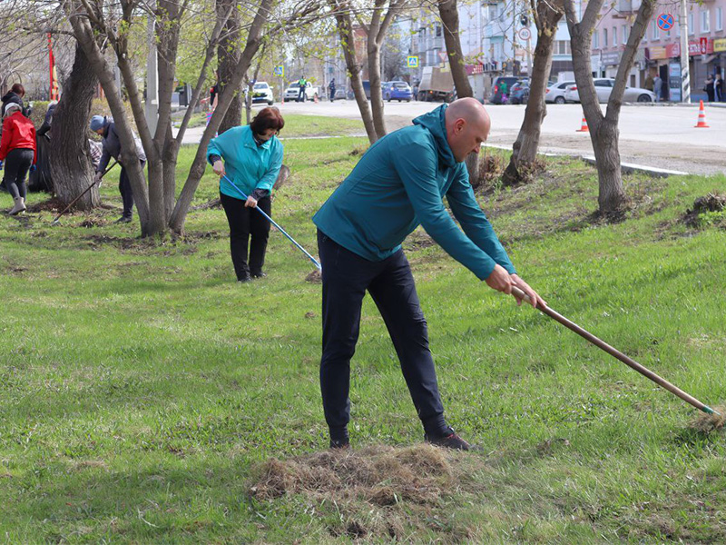 Очередной субботник.