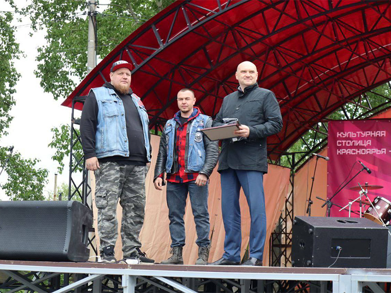Байкеры из трех регионов собрались в Боготоле.