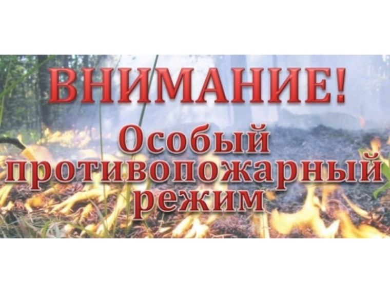 Особый противопожарный режим. Особый противопожарный режим.