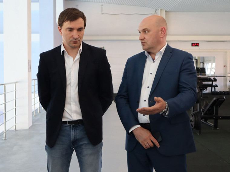 Встреча с министром спорта Красноярского края. Встреча с министром спорта Красноярского края.